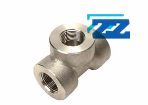 Wholesale Threaded Reducer Steel Pipe Tee 2 x 1 Inch 3000 # ASTM A182 F53 BS 3799 from china suppliers