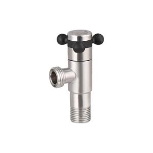 Wholesale Brushed Color Sanitary Angle Valve 3 8 One Way Outlet 130g from china suppliers