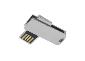 Wholesale Silver Color Swivel Memory Stick , Polished Metal 32gb Usb 2.0 Flash Drive from china suppliers