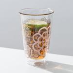 9oz Clear Double Wall Borosilicate Glass Tumbler Coffee Cup 260ml Mouth Blown