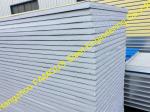 Fiberglass Rockwool Insulated Sandwich Panels , Prefabricated Roof Wall