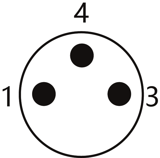 IP67 M8 Connector Harness Double End Precast Wire Harness Shield Male Bend / Female Bend 4P Anti-Slag 3m