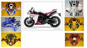 Wholesale YAMAHA YZF-R1 2009 MOTORCYCLE PARTS Hub Motorcycle Parts with Plastic frame Headlight from china suppliers