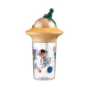 Wholesale Animal Cartoon Reusable Leakproof Kids Plastic Straw Cups For Back To School from china suppliers