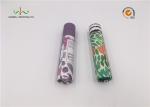 2 Packs Custom Printed Paper Tubes Boxes Cardboard Art Tubes Logo Hot Stamping