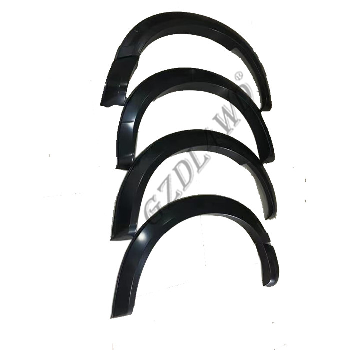 Matte Black Pickup Fender Flares For Ford Ranger 2022 T9 ABS 3M Tape