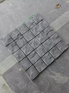 Wholesale Chinese Light Grey basalt Cube Paving Stone from china suppliers