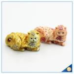 Yellow And Pink Cat Shape Crystal Trinket Box For Sale SCJ602