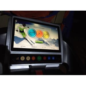 China Body Building Commercial Gym Treadmill Technogym 16.1 Inch TFT Color Screen on sale