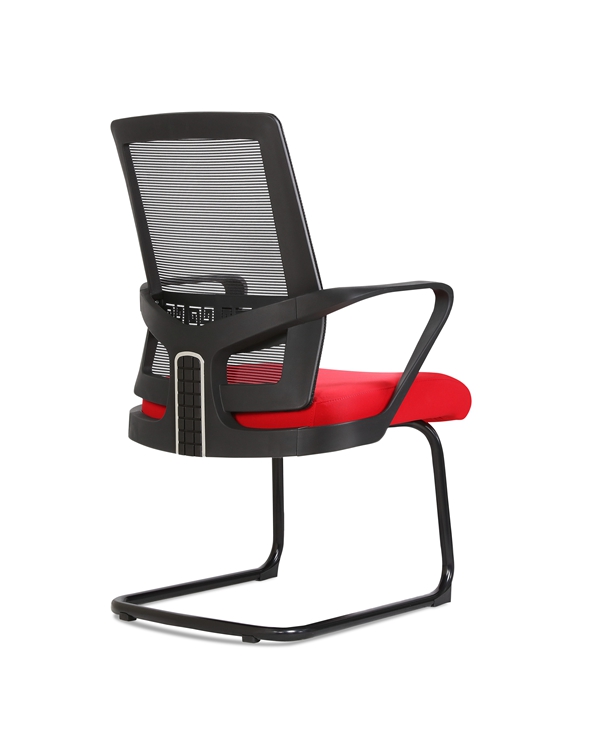 Red Task Chairs serving the staff put in the office / meeting room