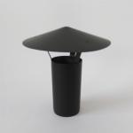 6 Inch Pellet Stove Chimney Rain Cap No Mesh Black Stainless Steel Wet V2