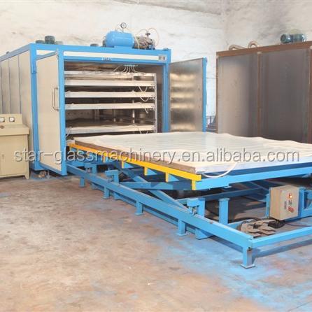 Five Layers Glass Laminated Furnace Glass Making Machine Laminating Furnace
