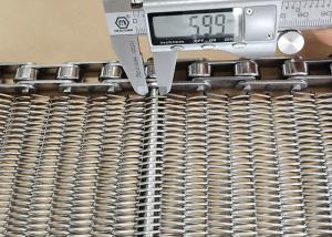 Wholesale Heat Resistance Stainless Steel Spiral Wire Chain Link Balance Weave Mesh Conveyor Belt For Baking Drying Washing Frying from china suppliers