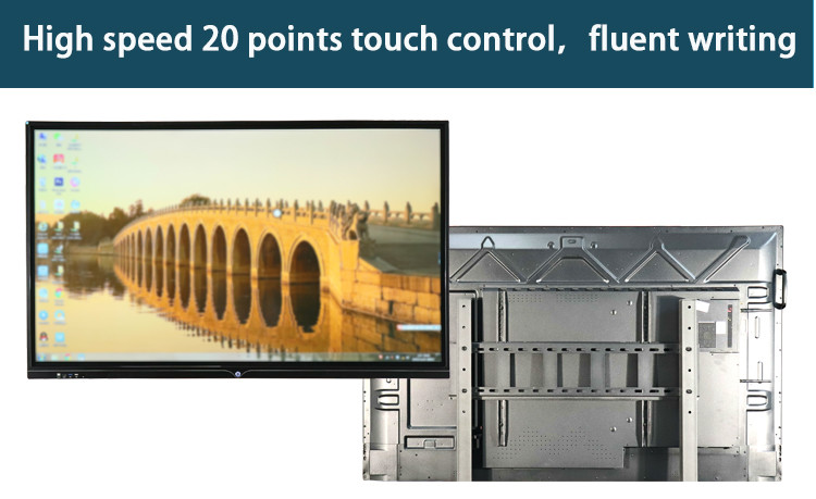Office Interactive Flat Panel Displays 55 Inch Android Digital Display for Video Conference