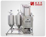 Microbrewery Home Brewing Equipment Red Copper / Stainless Steel Body Material