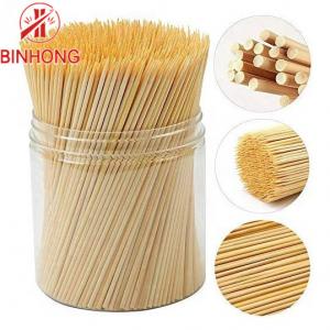 China Chamferred Thick Sturdy 28cm BBQ Bamboo Sticks on sale