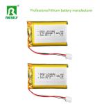 Flat Lithium Polymer Battery Cell 523450 603450 803450 103450 3.7v 2000mAh Lipo