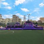 Outdoor Commercial Sports Activities Adults Bouncer Obstacle Course Inflatables