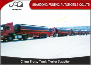 Wholesale Steel Asphalt Fuel Tanker Semi Trailer Automatic Air Brakes 30 - 70 Cubic from china suppliers