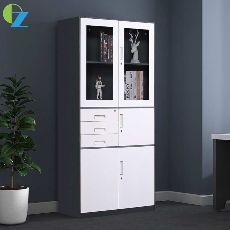 Thickness 0.5-1mm 3 Drawer Metal File Cabinet KD Structure