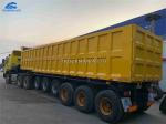 Truckman Brand Load Trail Dump Trailer For Ghana Bauxite Haulage Demand