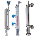 Stainless Steel Magnetic Level Gauge Liquid Level Sensor 4 - 20mA Level