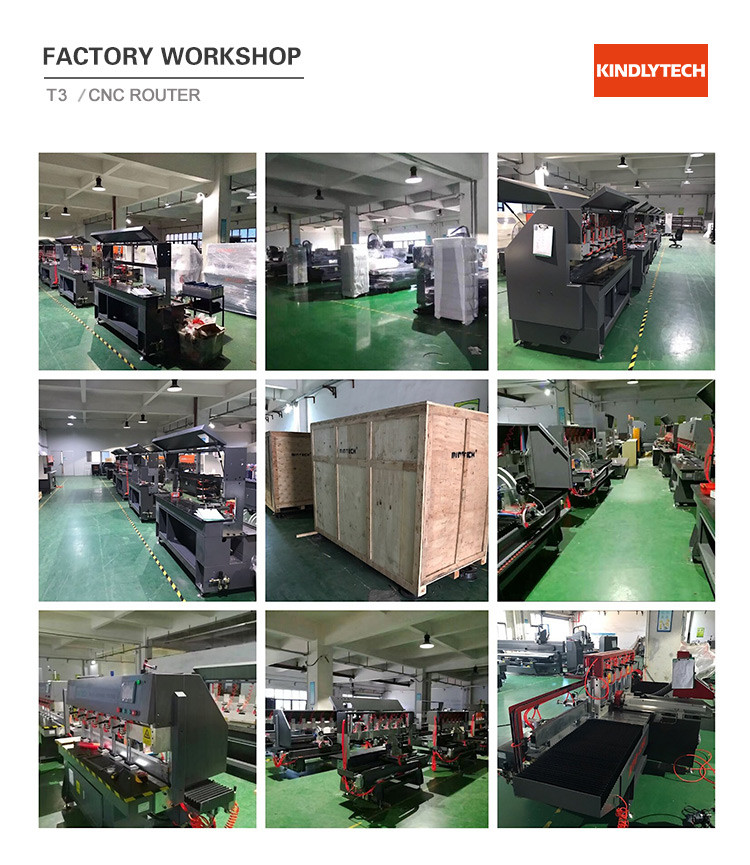 Automated 5500W 1325 3D CNC Wood Carving Machine For Spindle Servo Motor