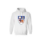 University Hoodie Comfortable Printing Logo White Campus Fashion for College