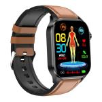 ET580 Smart Watch 2.04 Inch AMOLED SOS Heart Rate Uric Acid BML Smartwatch