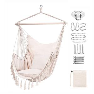 Wholesale Hanging Chair Garden Outdoor Hammock Camping With Wooden Hammock Chair Boho Hammock from china suppliers