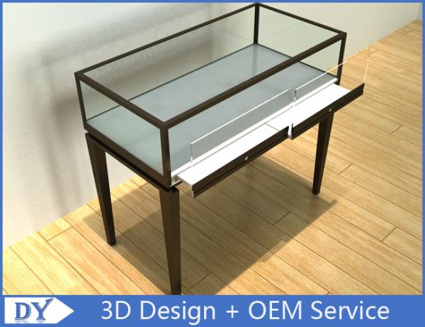 Quality Modern Glass Jewellery Shop Counter With Locks / Showroom Display Cabinets for sale