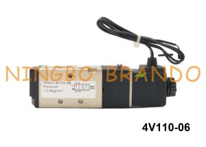 Wholesale 1/8&quot; NPT 4V110-06 AIRTAC Type Pneumatic Solenoid Air Valve 2 Position 5 Way DC24V AC220V from china suppliers