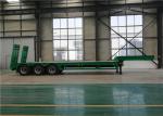 Gooseneck Lowboy Semi Trailer Leaf Spring Suspension With Equalizer Beam