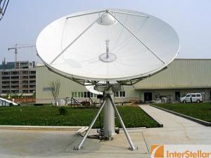 Wholesale InterStellar 4.5m C/Ku band Satellite Antenna / Uplink Station 4.5m C / Ku Dish from china suppliers