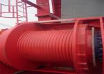 Customized Lebus Drum Grooved Sleeves Red For Wire Rope Winch