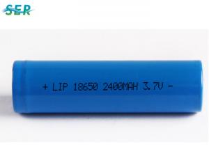 Wholesale Stable Safe Lithium Ion AA Battery , 18650 Lithium Ion Rechargeable Cell 3.7V 2400mah from china suppliers