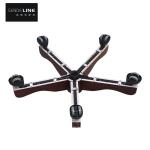 Office Boss Swivel Chair Wood Base Big Class Chair Five Star Foot Base