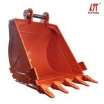 Strength Yellow Black Excavator General Purpose Bucket 0.25-1.4cbm Capacity