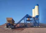 High Efficiency Ready Mix Concrete Plant , Portable Dry Concrete Batch Mix Plant