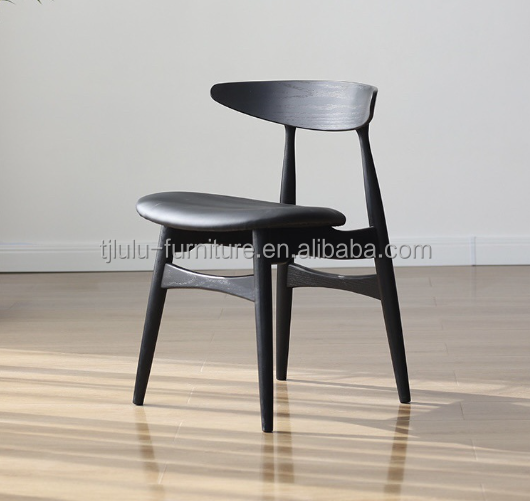 Classical Nordic Upholstered Wood Chairs with Ash Frame Restaurant Chair