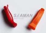 Orange ABS Plastic Life Jacket Whistle For Rescue Survival ISO Approval