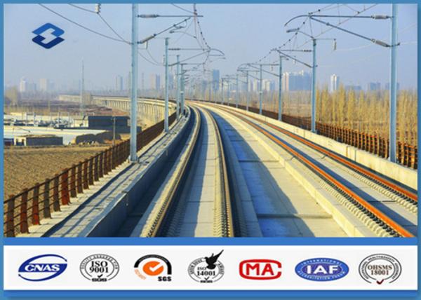 345 Mpa Min Yield Stress high mast lighting pole , 2.5mm - 22mm Thickness