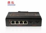 Single Mode Fiber Optic Network Switch 6 Ports Unmanaged Industrial Ethernet