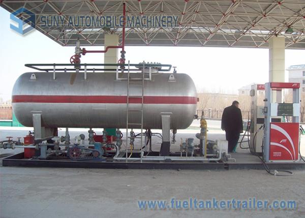 Lpg Tank Trailer Truck 20000l Lpg Skid Gas Tanker 10tons Lpg Skid Filling