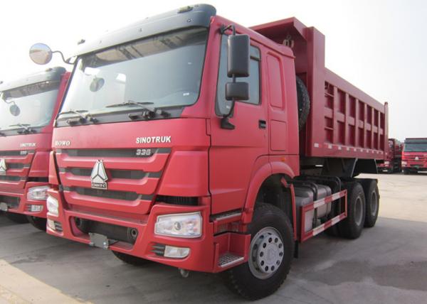 Quality HOWO 6*4 10 Wheeler Euro 2 Heavy Duty Dump Truck 20t - 30t With 336 HP Engine for sale