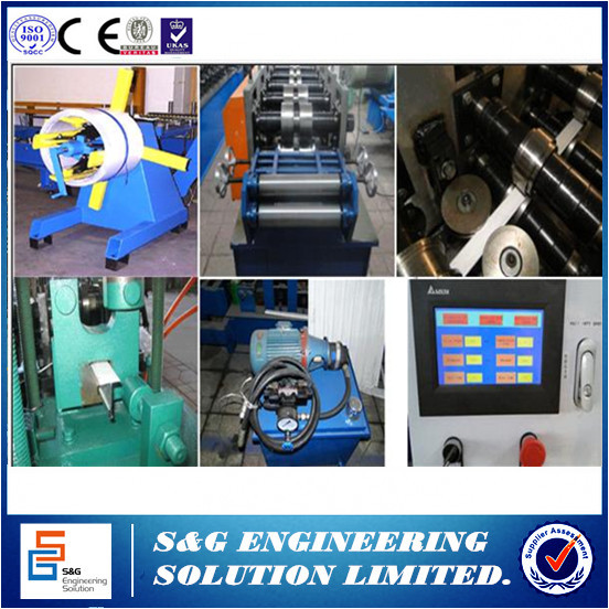 Wall Use Sandwich Panel Roll Forming Machine , Heavy Duty Machinery PLC With Touch Screen