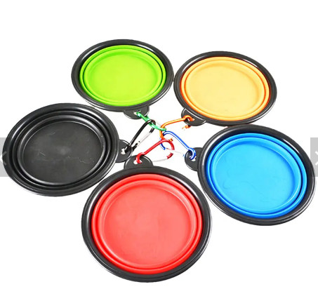 Costom Slow Feeder Dog Bowl Tpe Rubber Dog Bowl Travel Drink Feeder
