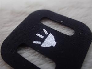 Wholesale SGS Custom Clothing Patches Reflective Silver Logo Printed On Hypalon Material For Sportswear from china suppliers