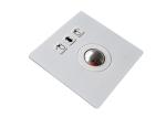 IP67 Stainless Steel Ruggedized Trackball Pointing Device White Color With 3