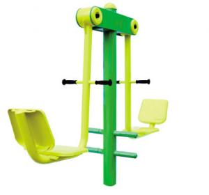 China outdoor gym equipment steel based zinc powder coating leg stretching machine-OK-Z01 on sale